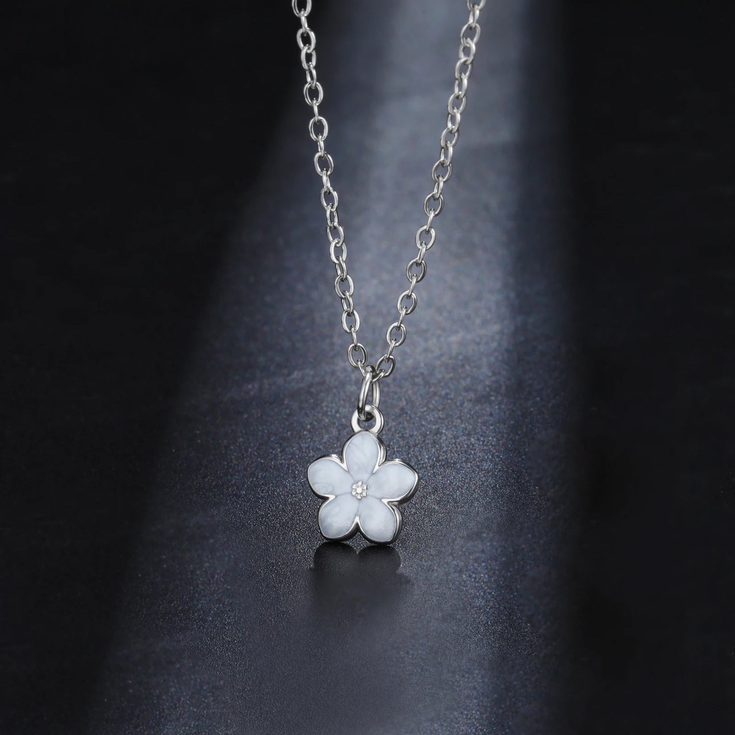 Boho Flower Necklace - Stainless Steel