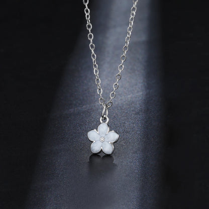 Boho Flower Necklace - Stainless Steel