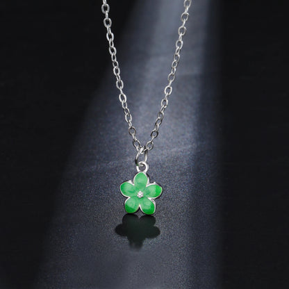 Boho Flower Necklace - Stainless Steel